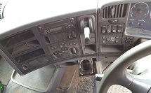 Scania truck - interior valet